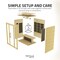 Steamspa 3-Person Carbon FAR Infrared Hemlock Wooden Indoor Sauna Room with LED Touch Control Panel SC-SS0008-3P - alternate 6
